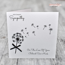  Personalised Sympathy Condolence Bereavement Sorry For Your Loss Card