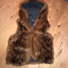 Next Child’s Faux Fur Jacket Gilet Child’s Age 12y