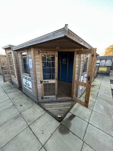 8x8 corner belvoir summerhouse - 8x8,