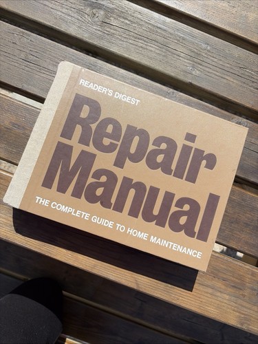 Readers digest repair - readers, manual