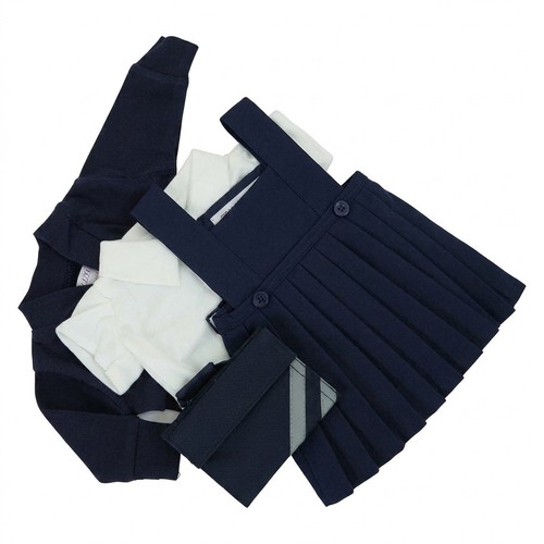 Dolls school uniform - school, navy