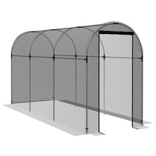 Fruit Cage Heavy Duty Plant ProtectionTent Zipped Roll Up Door 1.2 x 1.2 x 1.9m