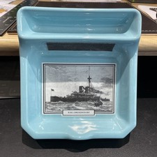 VERY VERY RARE WOOD'S OLD NAVY RUM STRIKER/ASHTRAY IN PRISTINE CONDITION.