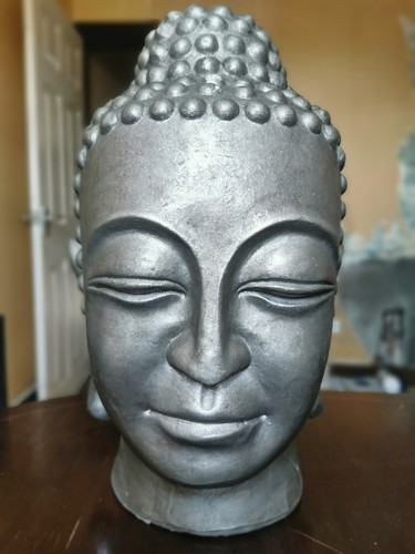 Large heavy silver - silver, head