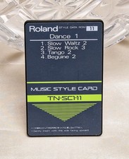 ROLAND TN SC1-11 DANCE 1 MUSIC STYLE EXPANSION DATA CARD FOR VINTAGE SOUNDS