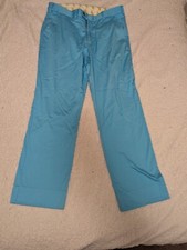Loudmouth Golf Trousers bright Blue pants w34 x L31