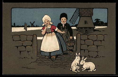 Artist postcard ethel - postcard,