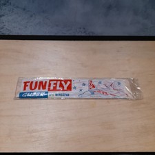 Fun Fly  model balsa chuck glider plane. Made in England. Sealed in bag. NOS.