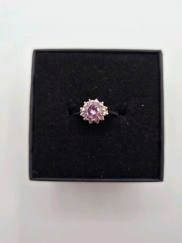 Pink sapphire and silver - sapphire,