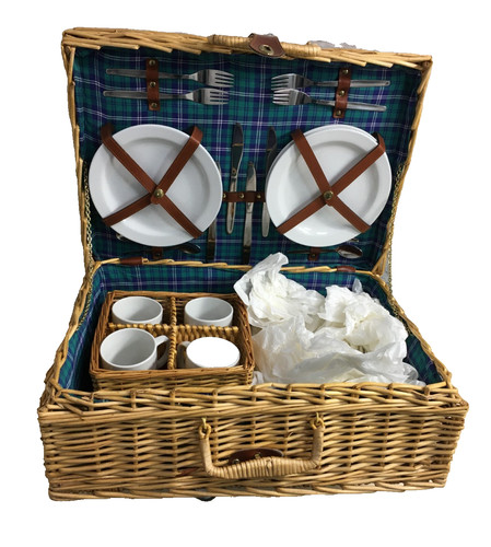 Picnic hamper wicker for - wicker, 4