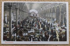 Barnstaple Friday Market, Stalls, Devon, Peacock Ser. Early Postcard