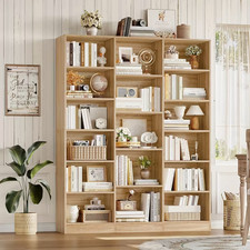 Large 3 Tier Wooden Bookshelf