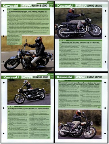 Kawasaki w650 running - w650, &