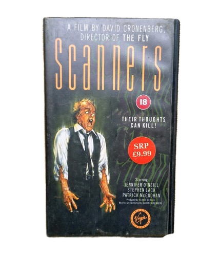 Scanners vhs horror - scanners,