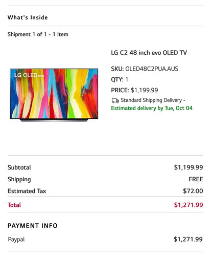 New oled48c2pua aus 4k - new,