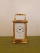 A BEAUTIFUL GILDED 8-DAY CARRIAGE CLOCK by the LONDON MAKER ST JAMES C1990 VGC
