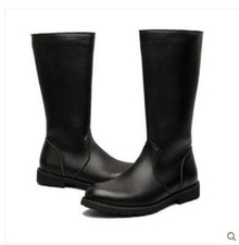 UK Men Zip Oxford Ridding Mid Calf Cowbat Boots Military Punk Winter Shoe Size