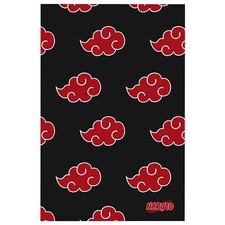 NARUTO 'Akatsuki Cloud Design' Fleece Blanket Throw with Akatsuki Cloud Design