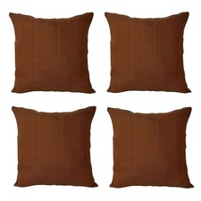 Set of 4 Jute Hessian Cushion
