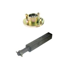 Trailer Stub Axle and Hub for