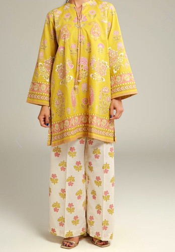 Khaadi cambric drawstring - khaadi,