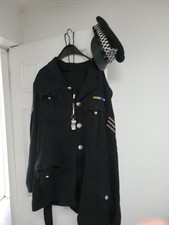 police uniform retro 1940's original rare collectable with hat and bell complete