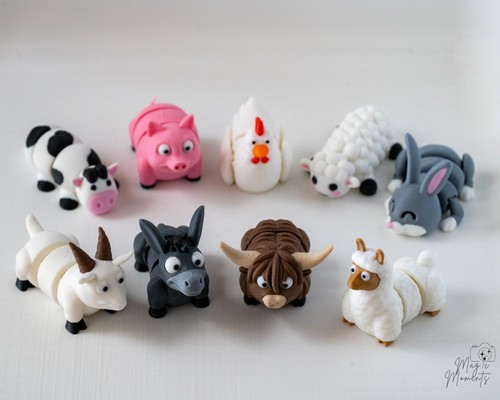 Printed farm animal - farm,