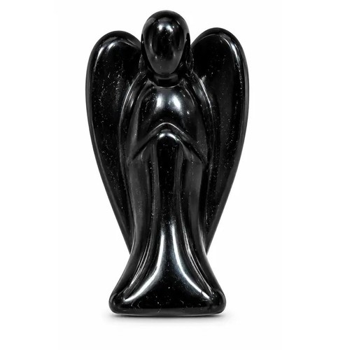 Angel crystal black obsidian - angel,