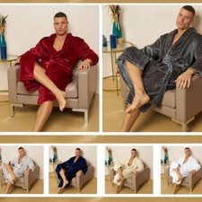 Mens Hooded Dressing Gown Bath