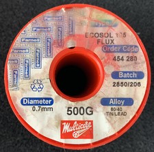 0.7mm Loctite Multicore Tin Lead 60/40 Solder Electronics UK SELLER FREE P+P