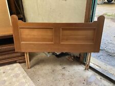 Natural Brown Pine Double Bed Headboard