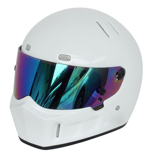 Motorcycle racing full - full, face