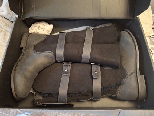 Fab emu black - emu, sheepskin