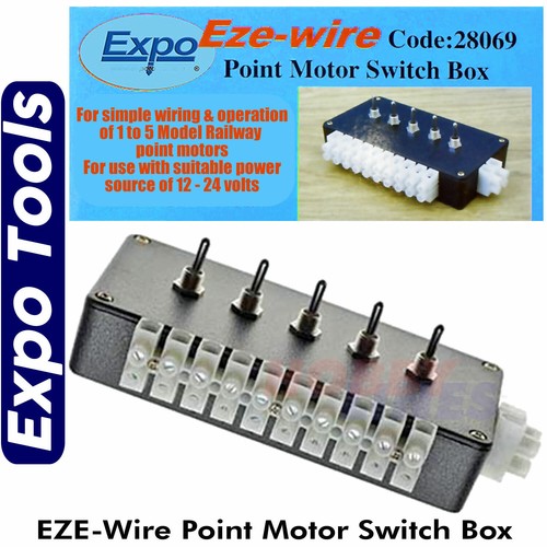 Point motor switch box - point,