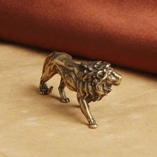 Vintage Brass Lion Mini