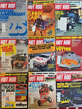 HOT ROD MAGAZINE - LOT OF 9 -