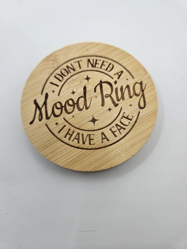 Laser engraved compact - laser,