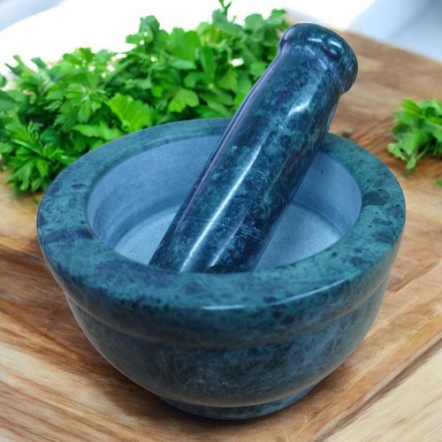 Mortar pestle set dark - &,
