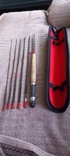 Shakespeare Deluxe 6 pc Travel Fly Rod 1717-255 AFTM #5-6 Length 2.55m or 8ft 4"