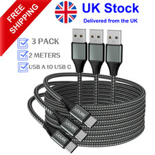 2M USB A to USB C Charger