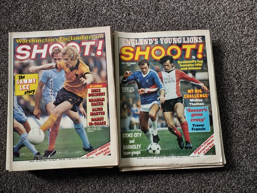 Shoot football magazines 1981 - shoot,
