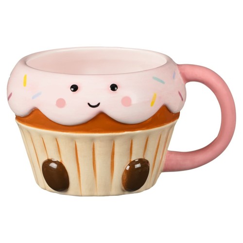 Cupcake shaped mug cute - mug,