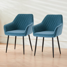 1/2/4X Dining Chairs Velvet
