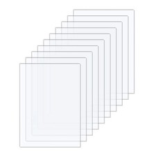 20Pcs Clear Acrylic Sheet with Protective Paper Replacement Picture Frame