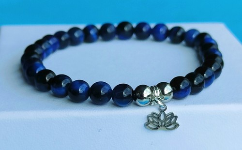 Blue tiger eye lotus flower - blue,