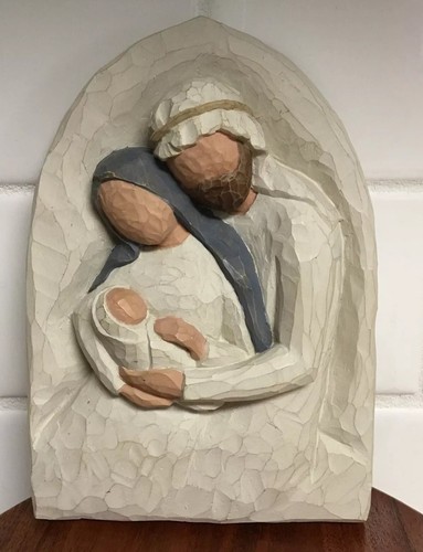 Willow tree holy family plaque - willow,