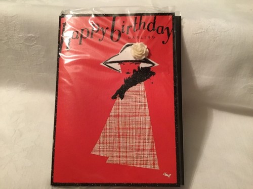 Vintage style birthday card - birthday, by