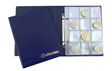 Blue Coin Album – 120 Slots for 50p, £1, £2 Coins, Olympic Folder Book