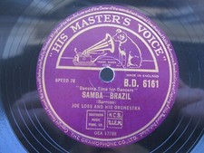 JOE LOSS 78 RPM BRAZIL /