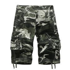 Mens Tactical Military Combat Cargo Shorts Pants Casual Camo Army Half Trousers